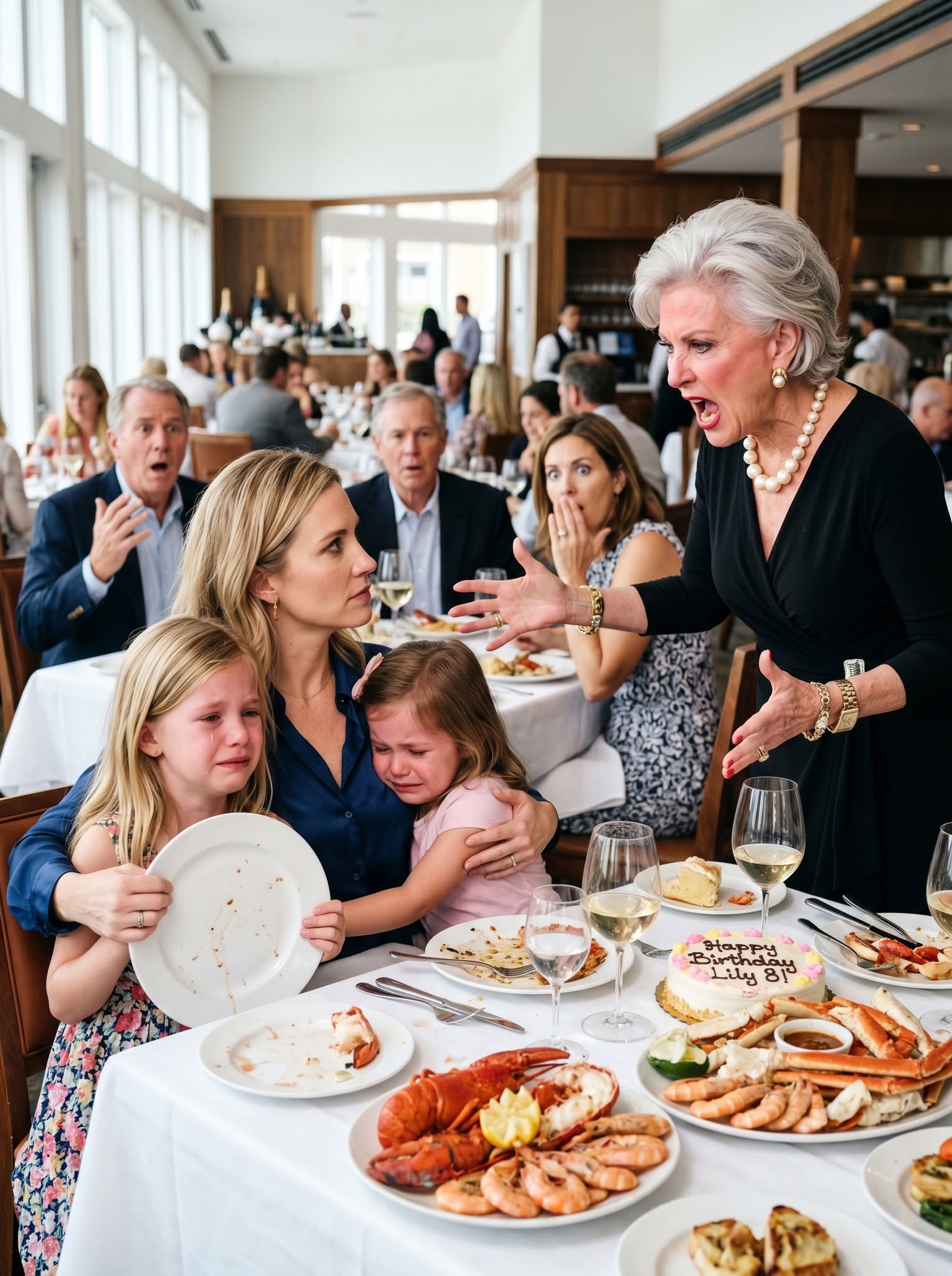 "My Mother-In-Law Snatched The Shrimp Away From My Daughters At Her Husband's Birthday Party And Said, ""They Eat Leftovers Anyway""—But She Had No Idea I Was About To Expose The Secret Behind The Entire Celebration