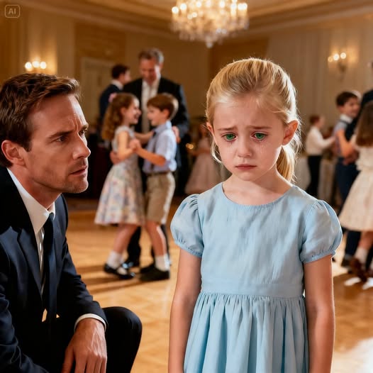 EVERYONE LAUGHED AT THE ORPHAN GIRL DANCING ALONE IN A HAND-ME-DOWN BLUE DRESS — UNTIL A BILLIONAIRE CEO STEPPED ONTO THE SCHOOL GYM FLOOR, TOOK HER HAND, AND DISCOVERED SHE WAS CONNECTED TO THE ONE DEBT HE HAD NEVER REPAID