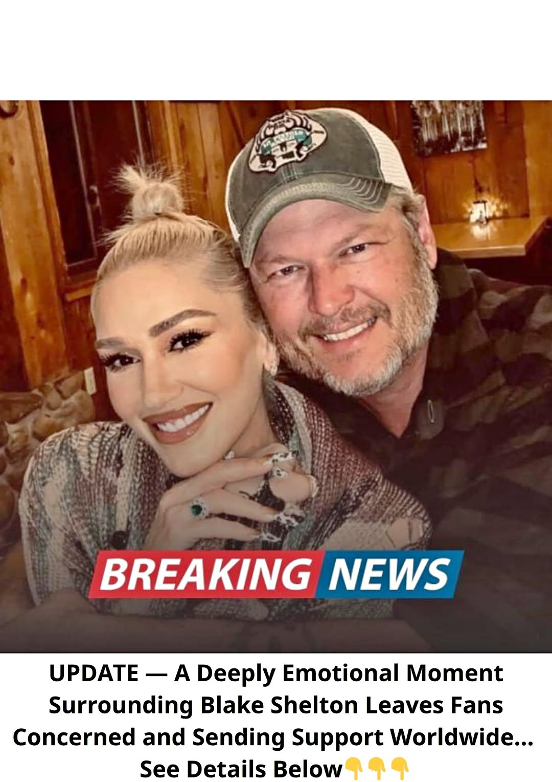 💥 UPDATE — A Deeply Emotional Moment Surrounding Blake Shelton Leaves Fans Concerned and Sending Support Worldwide