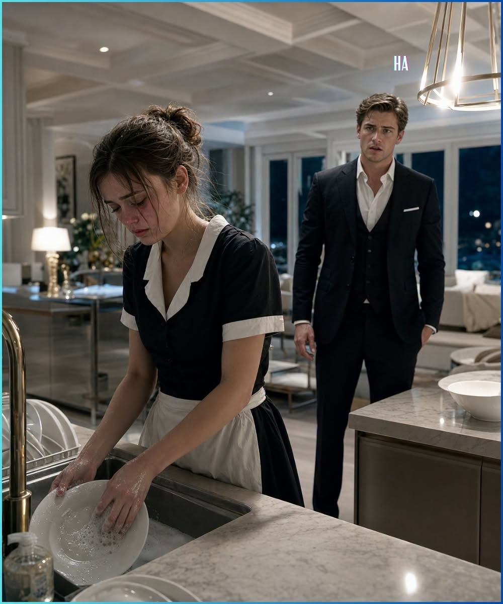 "the billionaire found his housekeeper’s daughter washing dishes at 3 a.m. and the reason she dropped out of school broke him