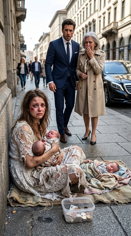 "I built a billion-dollar empire, but a walk in Central Park shattered my reality. I found the woman I abandoned 5 years ago sleeping on a freezing bench—clutching three babies. They had knuckle dimples exactly like mine. My wealthy mother stood beside me, pale with terror. But when my ex woke up, trembling, and handed me a worn envelope. I realized this isn't the worst part...