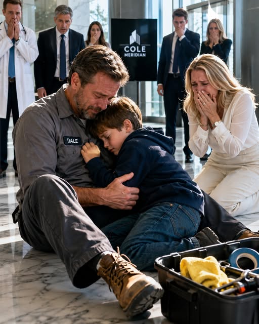 "The Billionaire CEO Offered $750,000 to Calm Her Screaming Son—But the Janitor Only Whispered One Word