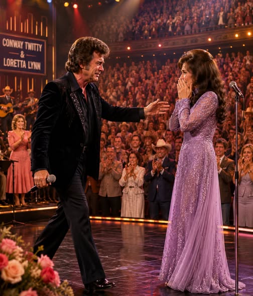 FOR A MOMENT, IT FELT LIKE TIME STOOD STILL — Conway Twitty And Loretta Lynn Shared A Stage Memory Country Fans Still Can’t Forget.
