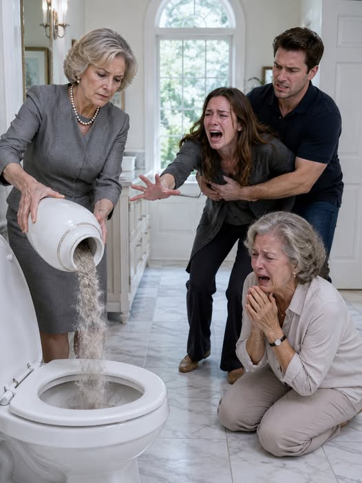 "My mother-in-law flushed my father’s ashes down the toilet, and my husband only said, ‘Mom did the right thing’... but that night I discovered why they wanted to erase my family.