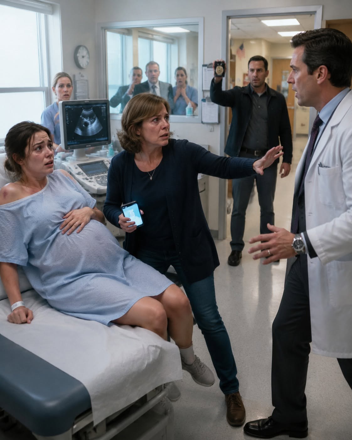 omg At the elite medical center, I was helping my nine-month pregnant daughter change into a hospital gown for what was supposed to be her final ultrasound.