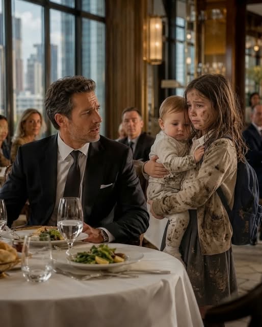 “Sir, Can We Eat The Leftovers ” A Poor Girl Asks, Unaware She’s Talking To A Millionaire