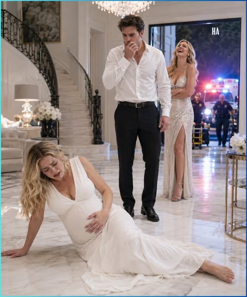 His Pregnant Wife Hit the Floor While His Mistress Laughed and the Sirens Brought a Secret He Never Saw Coming