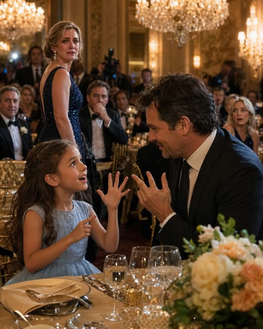 CEO Took Her Silent Daughter to the dinner—Shock When Single Dad Spoke to the Girl in Sign Language