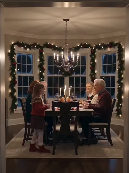 My dad pushed my 9-year-old daughter at the Christmas table. “That seat is for my real grandkid. Get out!” She hit the floor in front of the whole family—but everyone stayed silent. I didn't cry