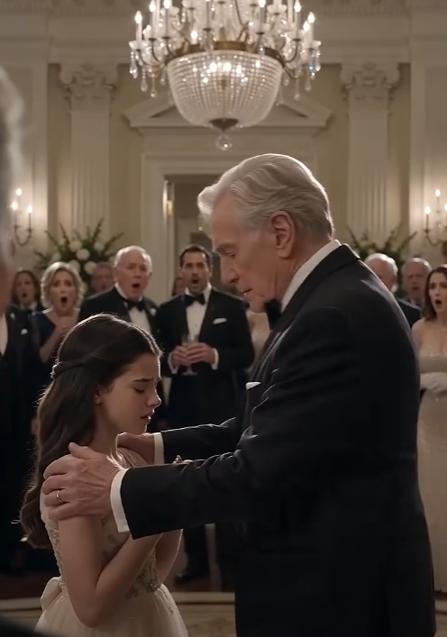 The ballroom fell into complete silence. No music. No whispers. No movement. Only shock.