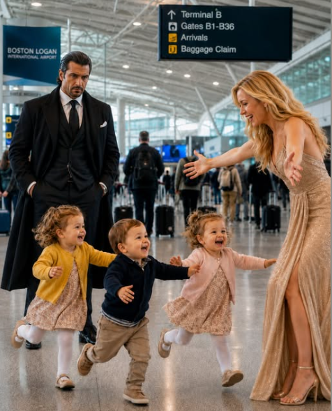 "He Told Me to Raise the Baby Alone—Eighteen Months Later, He Saw Three Toddlers at Boston Logan Airport and Realized What He Had Lost