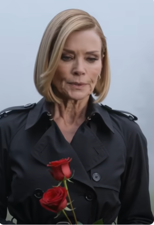 "The billionaire froze when she saw someone already standing at her son's grave. A young woman. Crying.