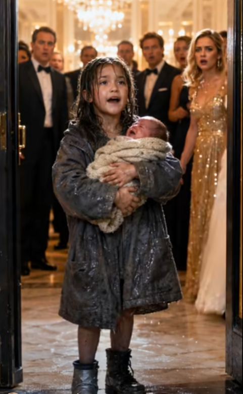 The child who had nothing walked into the billionaire’s ballroom carrying the one secret his bride had thrown away