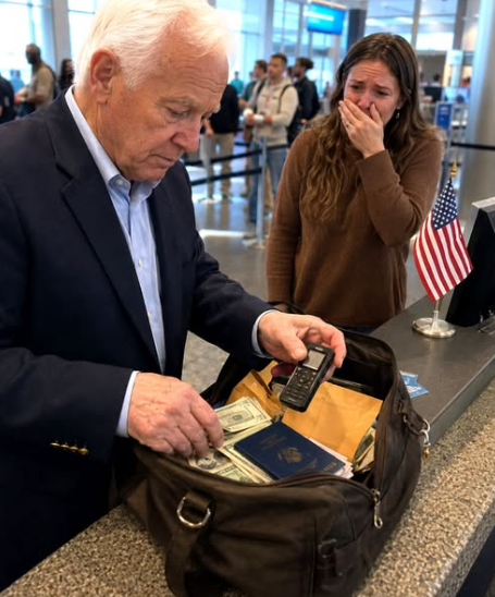 The morning after my son’s funeral, an airport worker called me: “Your son checked in for a flight at 5 am and left a bag with your name on it.” I drove there, both hands trembling on the steering wheel. Inside the bag were: a passport, 20,000 dollars in cash, and a voice recorder. I pressed play. And when the first words rang out, my daughter-in-law suddenly started crying behind me.
