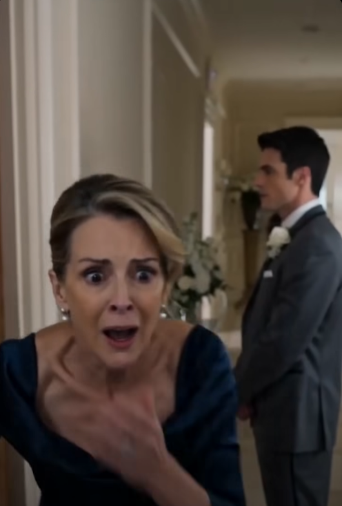 "HIS MOTHER SAW THE BRIDE WITH HIS FATHER… THEN THE GROOM WHISPERED, “NOT YET”