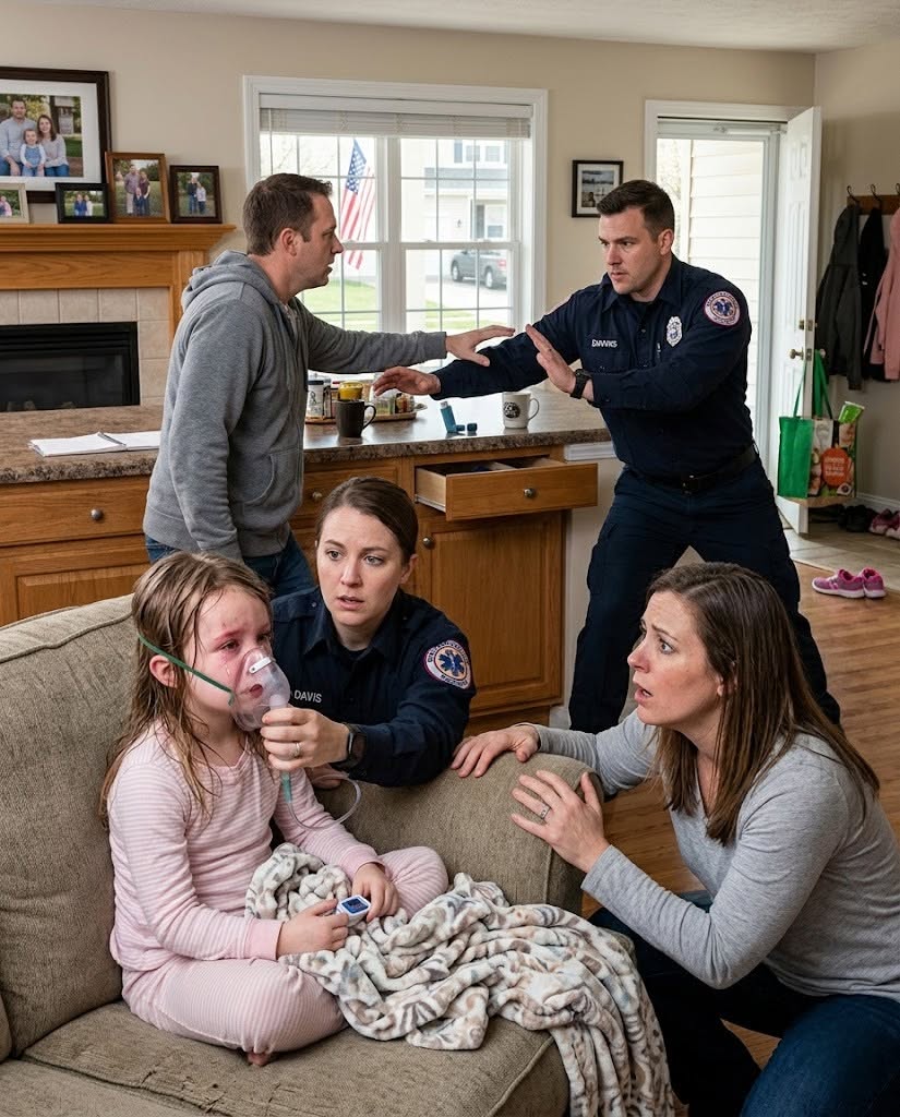 "After coming home from my trip, I found my five-year-old fighting for every breath. My husband stood a few feet away, smiling like nothing was wrong