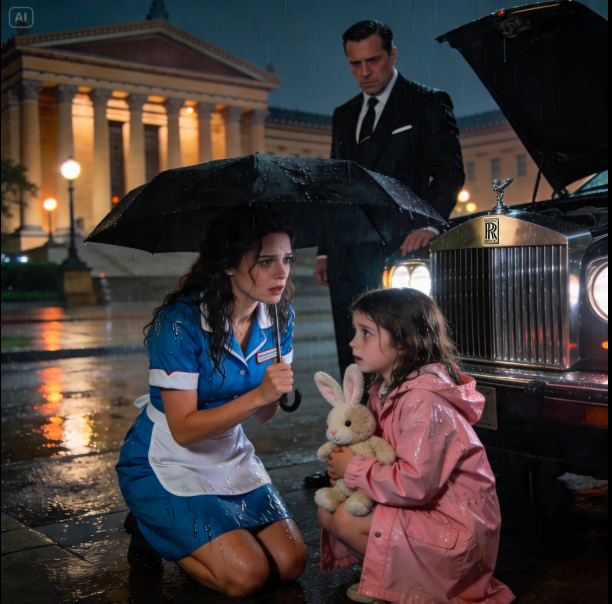 She Helped a Crying Little Girl Cross the Street During a Storm… Never Knowing the Child’s Father Was One of Philadelphia’s Most Feared Mafia Kings Watching Her From the Shadows