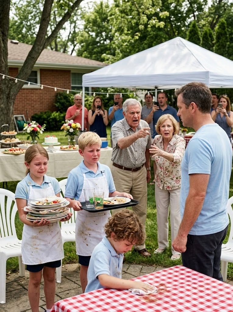 I Arrived at the Family Party I Had Paid for and Found My Children Serving Tables in Aprons—When I Demanded an Explanation, My Parents Smiled and Said, "That's How They Learn Their Place."