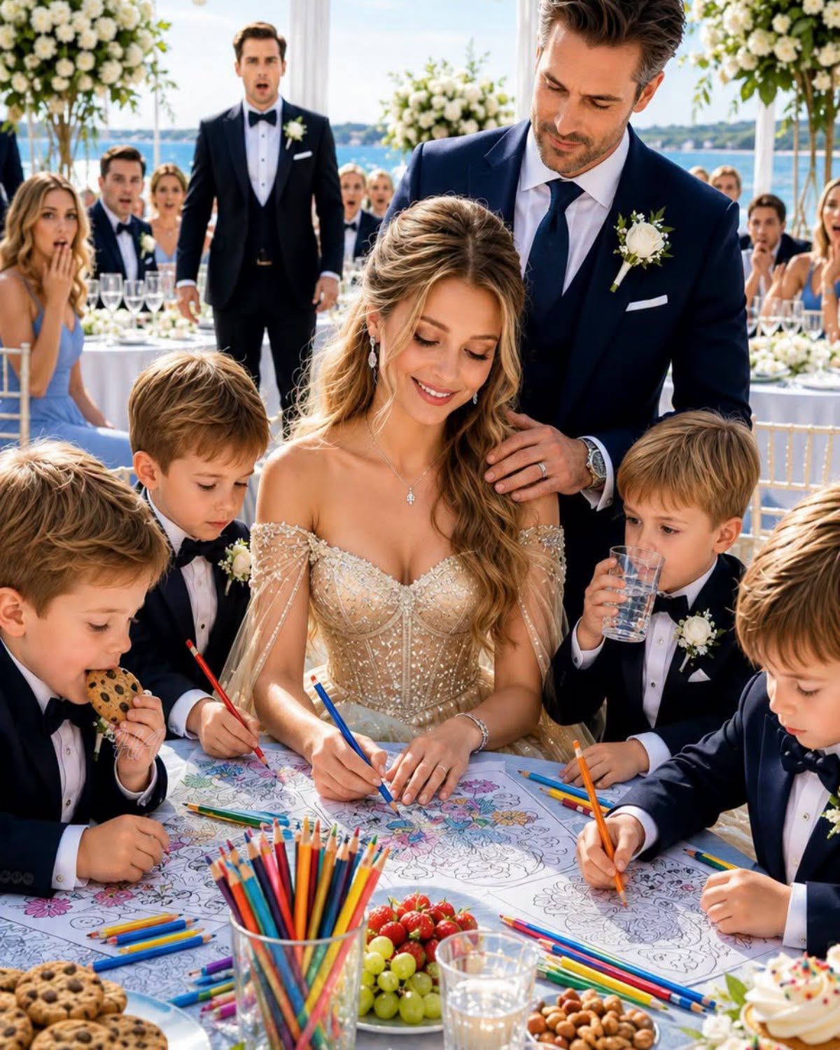 MY BROTHER HID ME AT THE KIDS’ TABLE AT HIS WEDDING—THEN THE BILLIONAIRE HE WAS DESPERATE TO IMPRESS SAT BESIDE ME AND REVEALED WHO I REALLY WAS