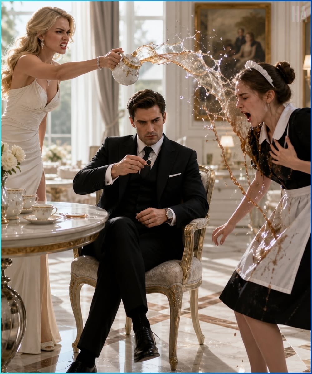 His Fiancée Poured Hot Tea on the Maid in Front of Him—Then the Mafia Boss Took Off His Ring