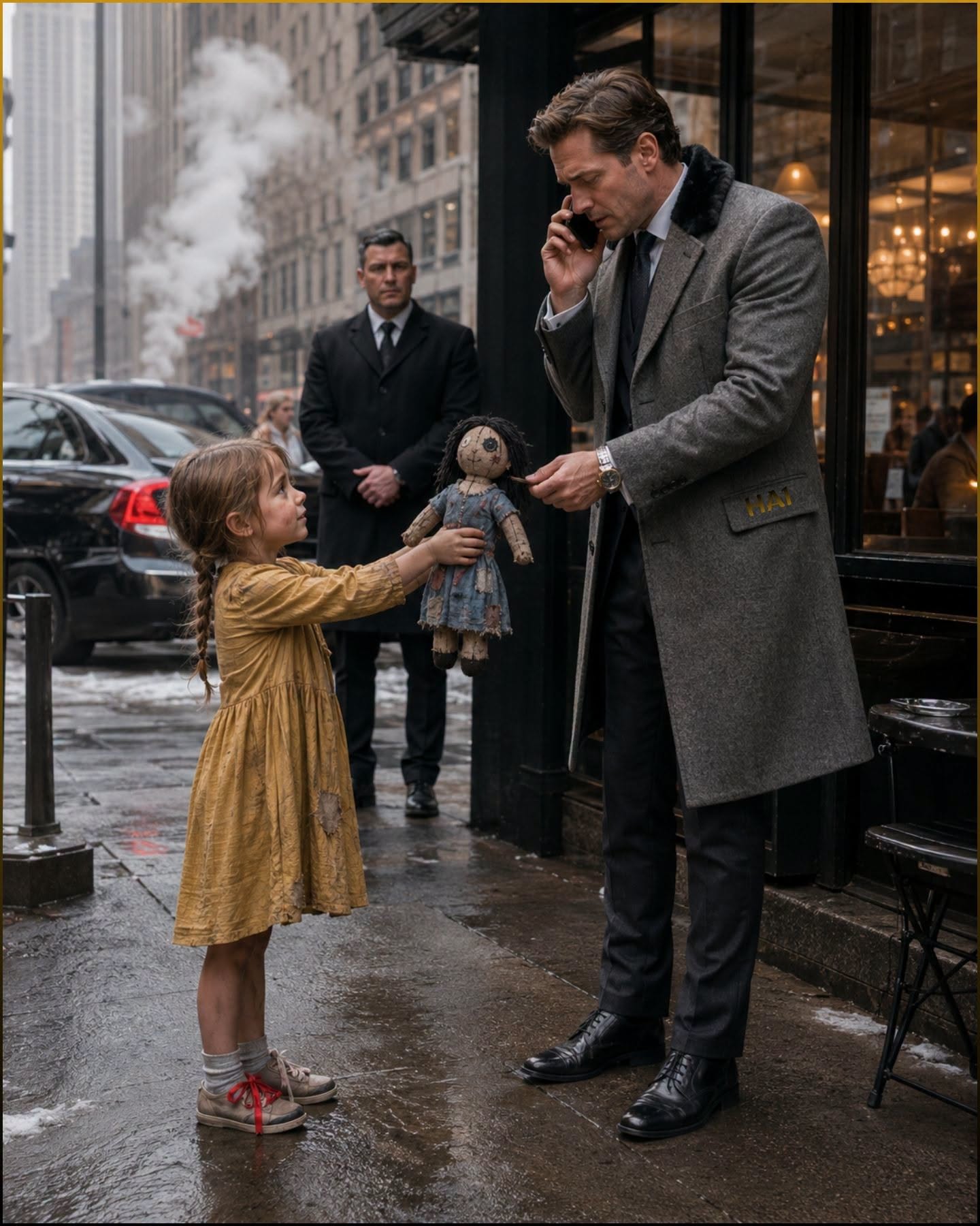 Little Girl Sold Her Rag Doll for Five Dollars to Save Her Mother—Then the Billionaire Who Bought It Heard His Deadliest Secret Buzzing Inside Its Stitched Belly and Watched His Empire Kneel