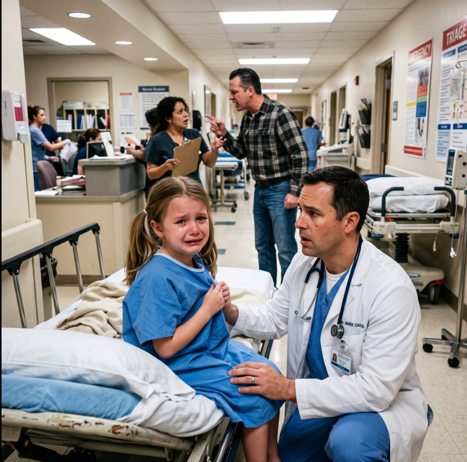 A heartbroken little girl begged hospital doctors to lie and tell her foster parents