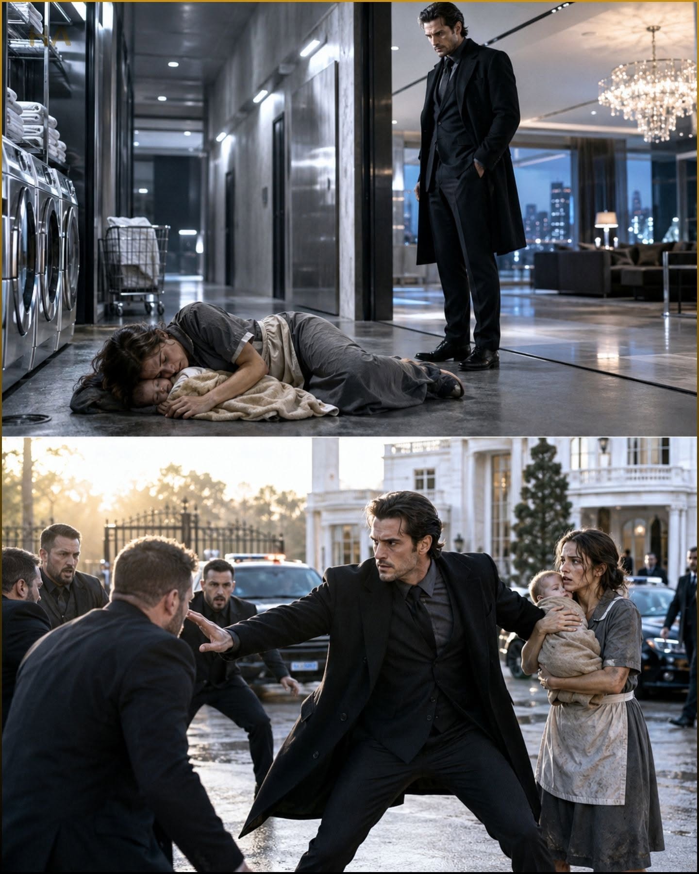 A notorious billionaire crime boss discovers his maid sleeping on the concrete floor with her sickly infant child – and before dawn, a battle has begun that he cannot stand idly by......