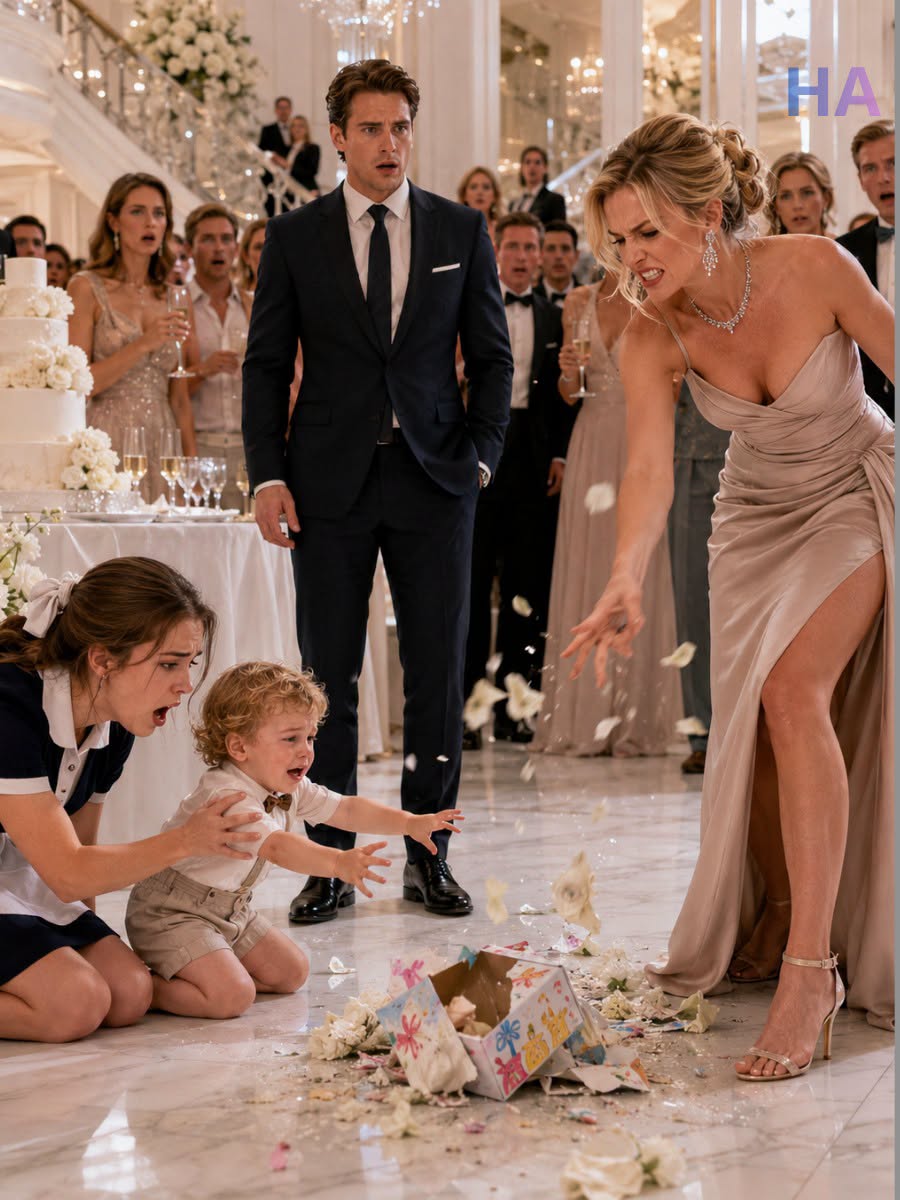 The Billionaire Thought His Birthday Party Was Perfect Until a Maid’s Little Girl Brought the One Gift His Fiancée Was Desperate to Destroy