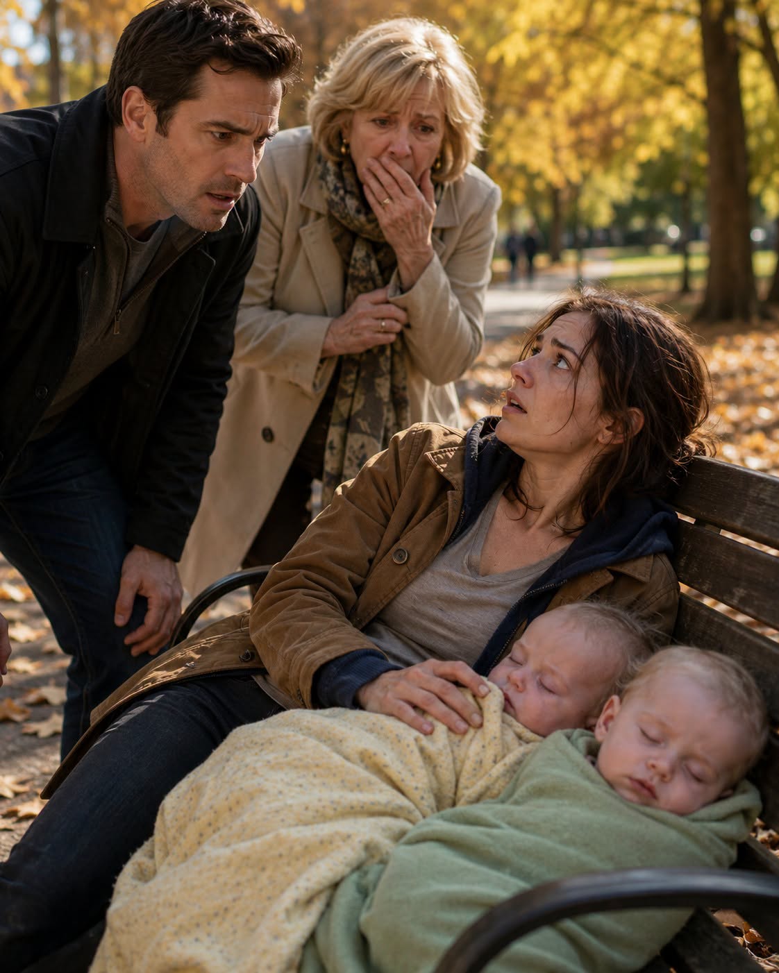 I thought my ex-wife had disappeared from my life forever. Then, on a quiet autumn afternoon, I found her asleep on a park bench with two infant babies beside her. What I discovered in the next few minutes shattered every assumption I had made about the past year—and raised a question I wasn't prepared to answer.