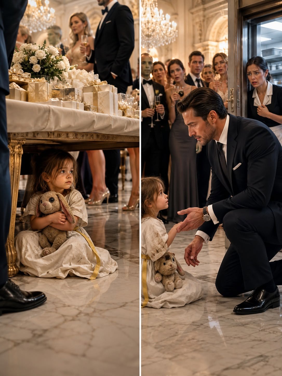 A Billionaire Asked the Forgotten Little Girl at His Best Friend’s Wedding to Dance—Then Her Single Mother Walked Out of the Kitchen