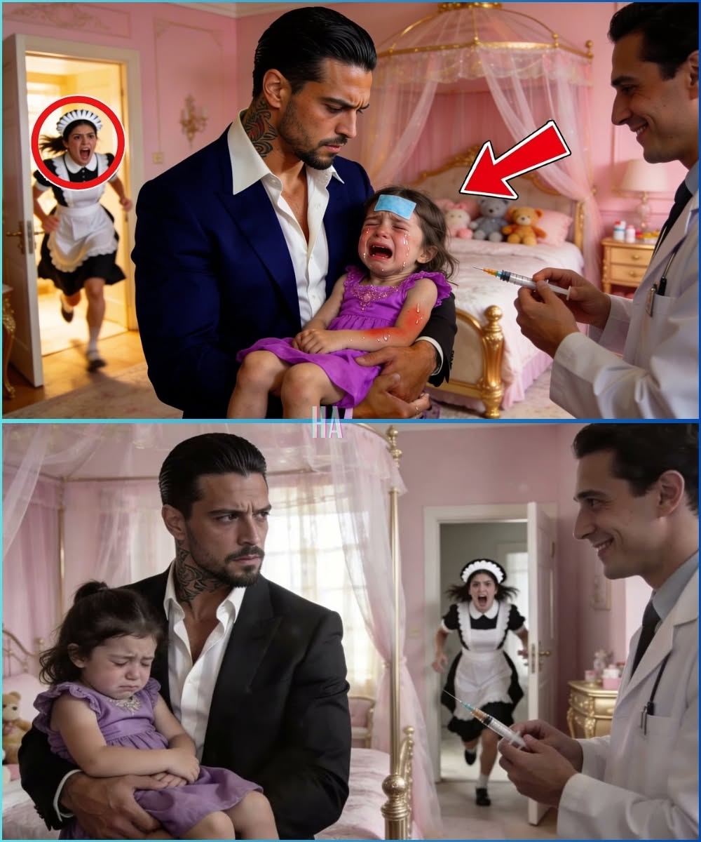 WHEN FIVE ELITE DOCTORS FAILED THE MAFIA BOSS’S DYING LITTLE GIRL, THE BLEEDING MAID BROKE BACK INTO THE ROOM WITH ONE PEN IN HER HAND
