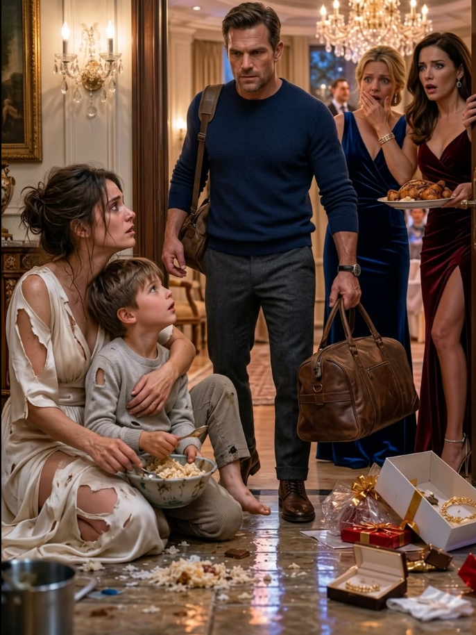 a.I CAME HOME FROM SAUDI ARABIA WITHOUT TELLING ANYONE AFTER 5 YEARS OF BACKBREAKING WORK—AND FOUND MY WIFE AND SON STARVING BEHIND THE MANSION I PAID FOR WHILE MY MOTHER AND SISTER PARTIED INSIDE