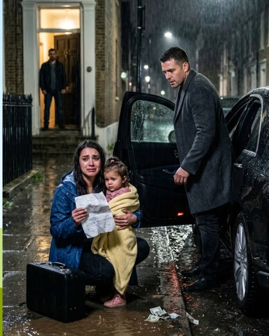 HE THREW THE DNA TEST IN MY FACE AND KICKED ME OUT IN THE RAIN WITH OUR TODDLER... THEN A BLACK MERCEDES PULLED UP, AND THE PHOTO INSIDE MADE MY BLOOD RUN COLD