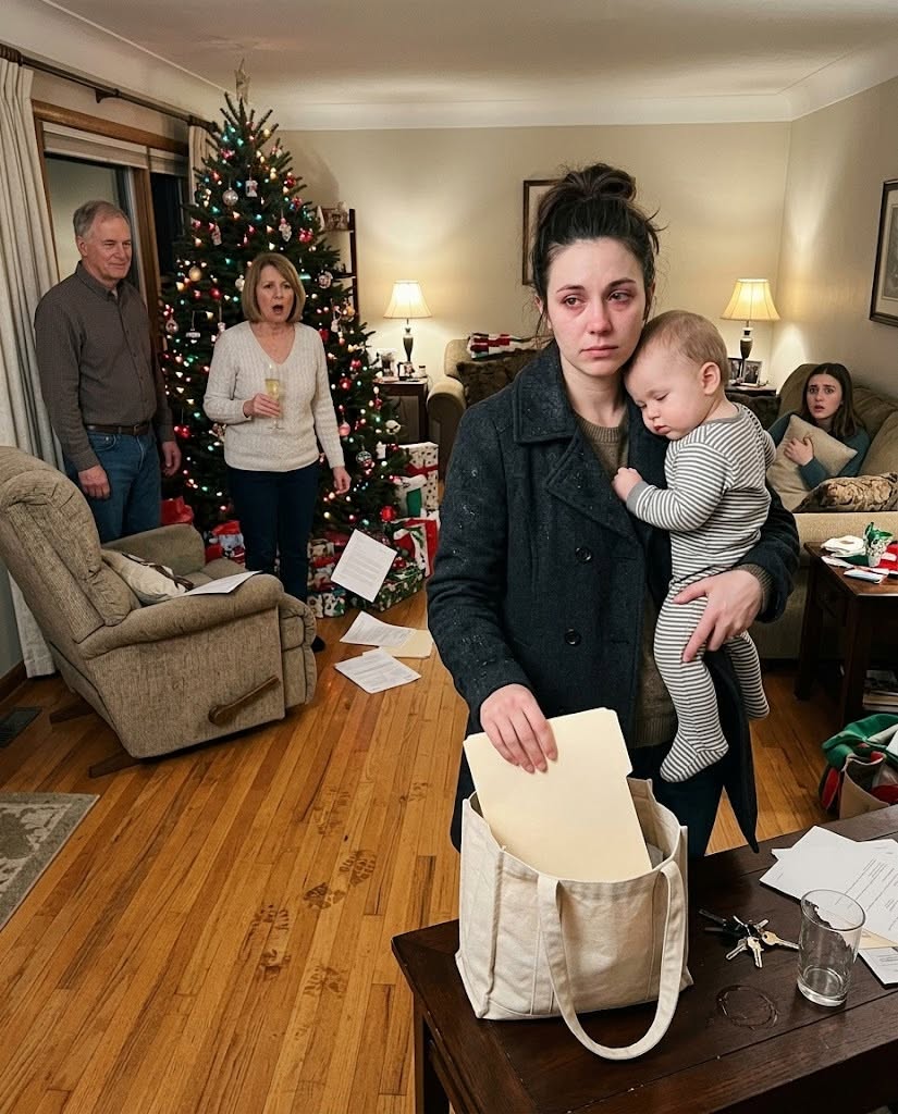 Why did you come to Christmas? My mother said, "Your 9-month-old baby makes people uncomfortable