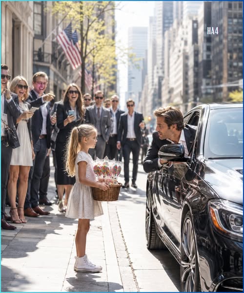 Everyone laughed at the candy girl on Michigan Avenue until a millionaire stopped his car and asked one question that changed her life