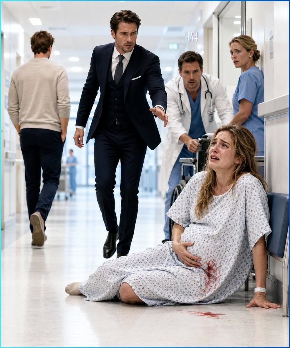 My husband left me bleeding in a hospital hallway, then my billionaire ex walked in and paid for the baby he refused to save