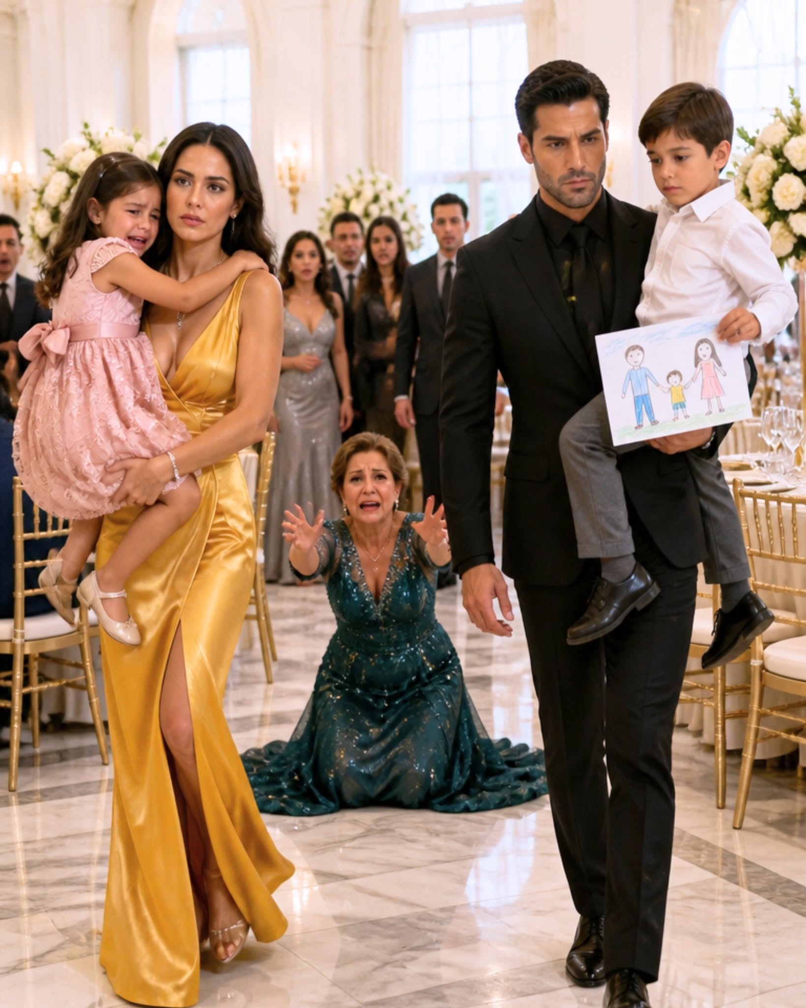 I Paid for Every Detail of My Mother’s 70th Birthday Party. Then, in Front of Hundreds of Guests, My Family Ordered My Children to Sit Beside Decorative Plants and Told Them