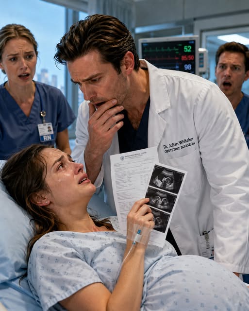 I was dy!ng inside the delivery room when the renowned surgeon called to save my life walked through the doors—and he was the same man who had thr:ew me into the freezing rain nine months earlier: my ex-husband. “Don't think you can tr:ap me with a ba/stard child just to secure your future,” he had mocked, convinced I had been unfaithful. “We're losing them!” the nurse shouted in panic. Yet moments before I lost consciousness, I whispered a secret that left him staggering backward in complete h0rror...