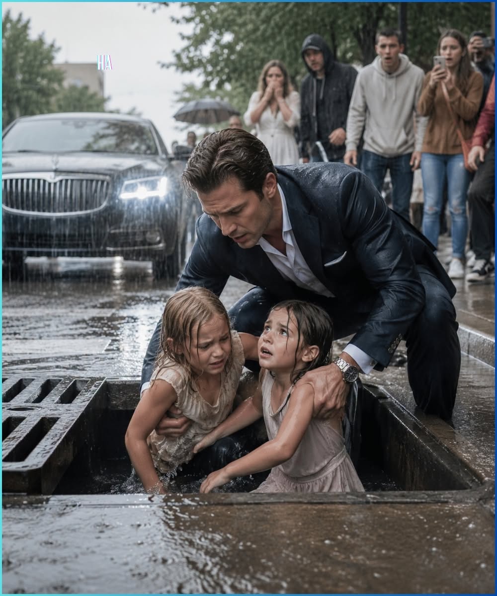 A millionaire found two little girls in a storm drain and what he did next made America stop scrolling.