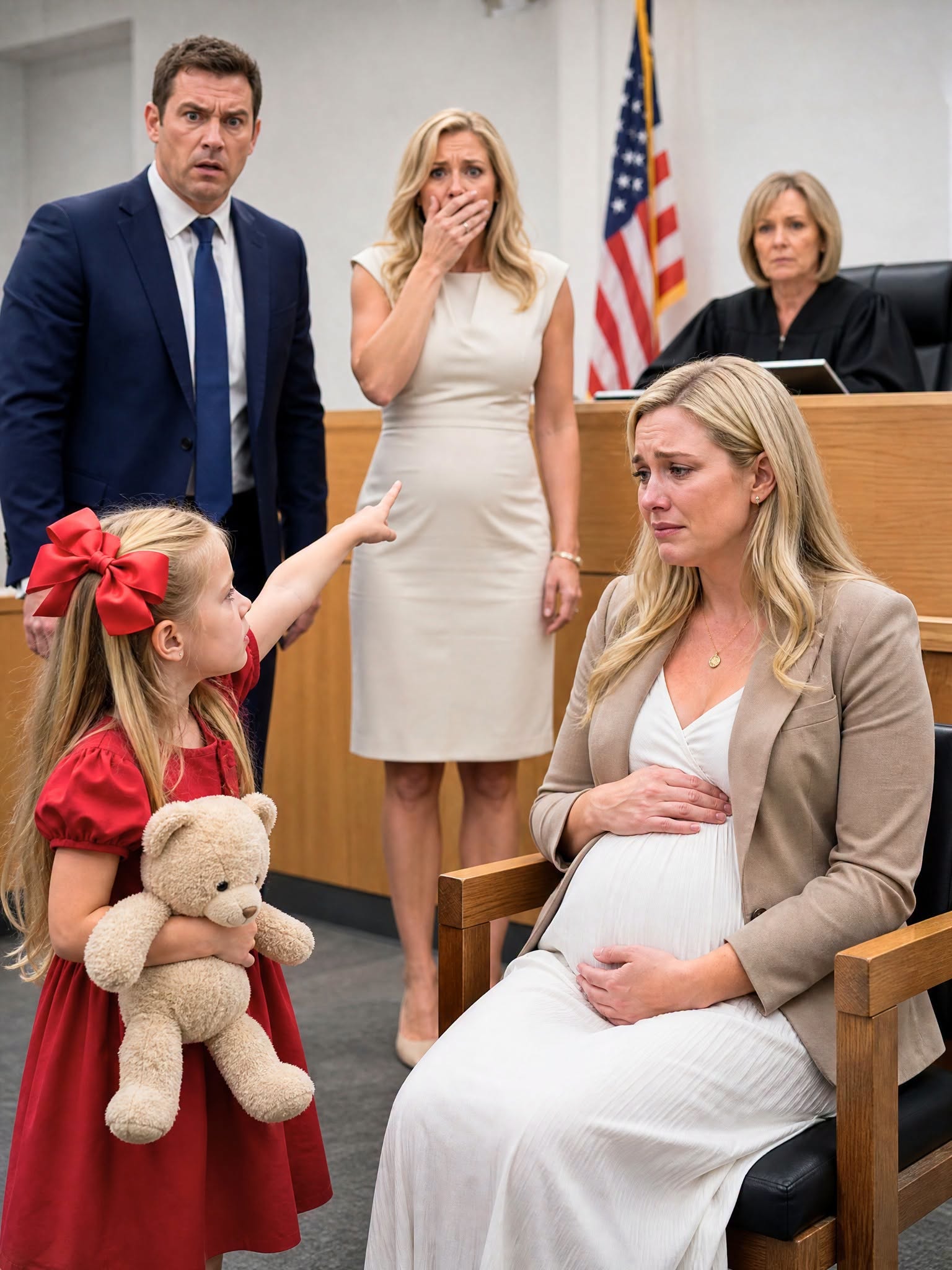 I walked into divorce court eight months pregnant, ready to leave with nothing.
