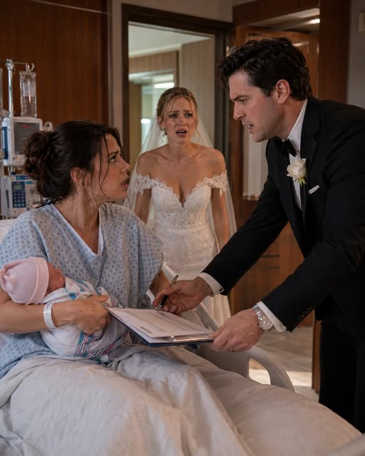 My ex-husband showed up in my hospital room just two hours after marrying another woman. His bride was still wearing her wedding dress. I had given birth less than an hour earlier. Most people would think he came to meet his newborn daughter