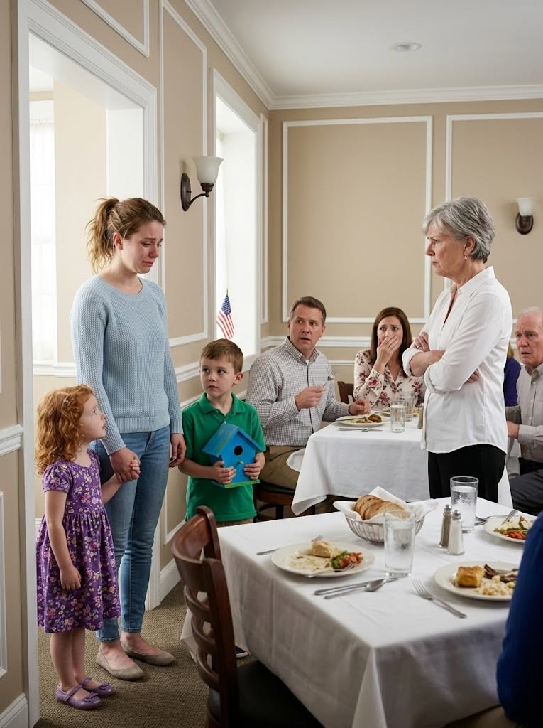 At my dad’s birthday dinner, my sister said, “We didn’t make extra room for your irritating kids.” Then my dad said, “Maybe you should leave.