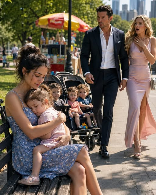 I thought I was taking a peaceful walk through Chicago with the woman I was supposed to marry. Instead, one glance across the park shattered everything I believed about my past. My ex was standing there with three children... and the moment I looked into one little girl's eyes, I realized the impossible truth: they were mine.