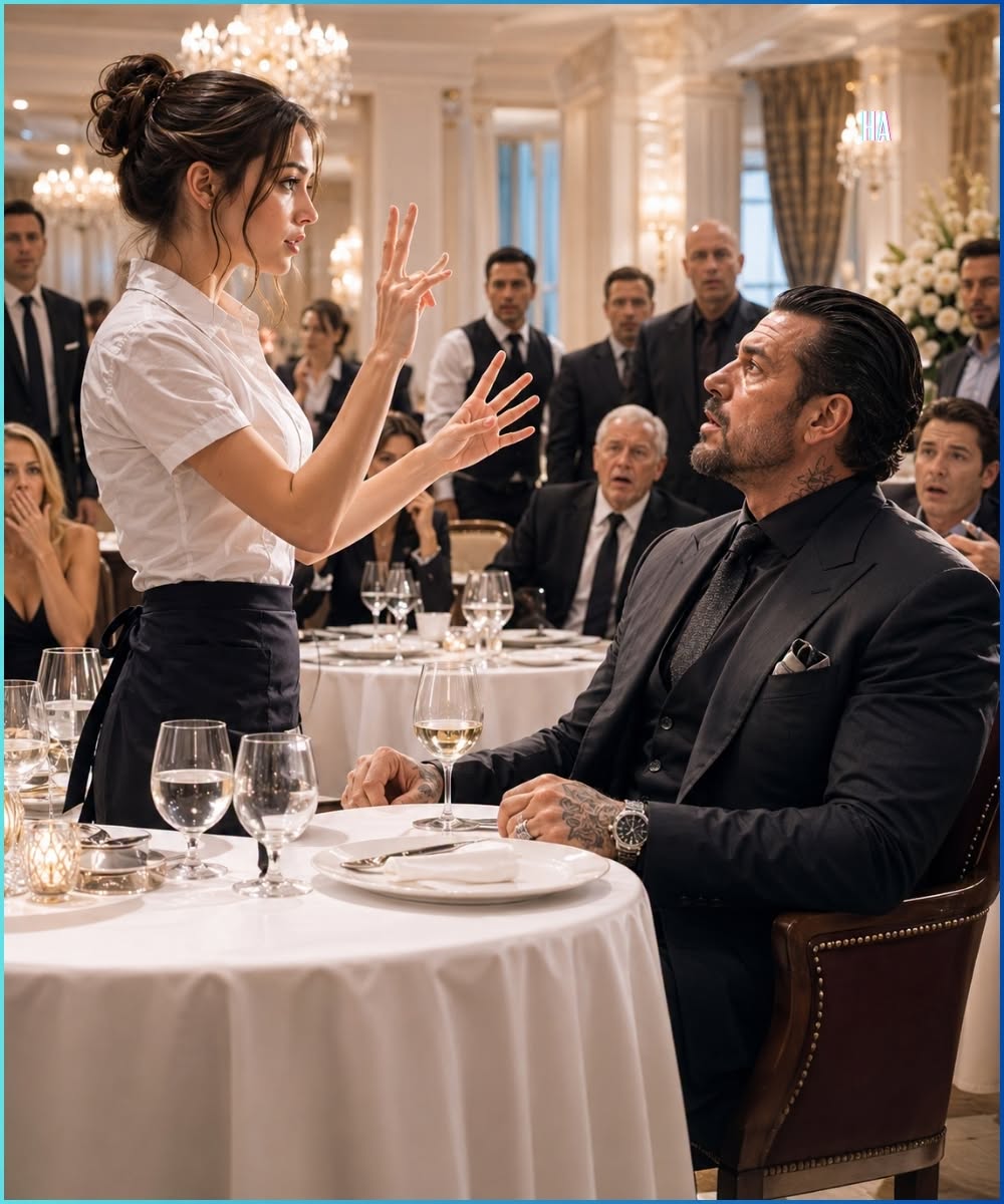 They Sent the Poor Waitress to Humiliate the Deaf Billionaire—Seconds Later, the Entire Restaurant Fell Silent