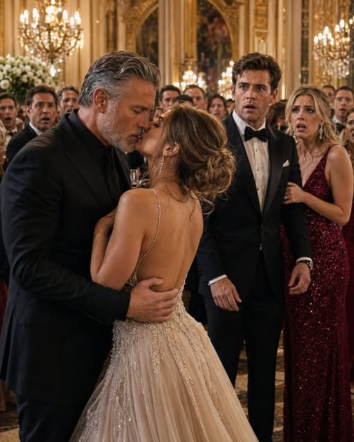 I asked a complete stranger to kiss me in the middle of a black-tie charity gala... but instead of looking jealous, my cheating fiancé looked absolutely terrified.