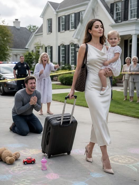 I paid off my husband’s $150,000 debt—or at least that was what he believed. The next morning, I came downstairs and found his parents stuffing my belongings into trash bags. In my own kitchen, wearing my expensive silk robe, stood his mistress