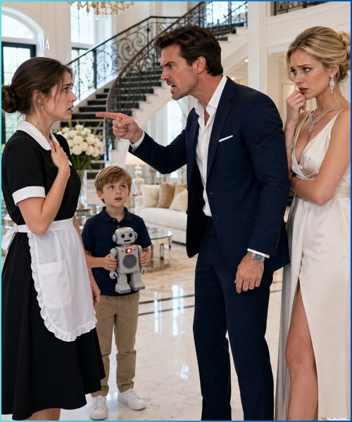 The Billionaire Blamed the Maid Until His Son’s Toy Recorded the Woman He Was About to Marry The first thing Ethan Avery said after waking up in the hospital was not “Daddy” or “It hurts.”