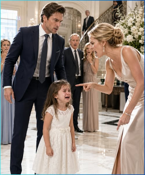 The billionaire thought money could protect his family until his fiancée blamed a crying little girl in front of everyone