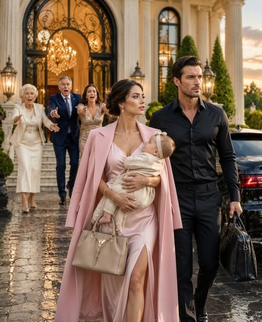 "Three days after I brought my newborn daughter home, my husband locked me out of the mansion I had bought years before I ever met him