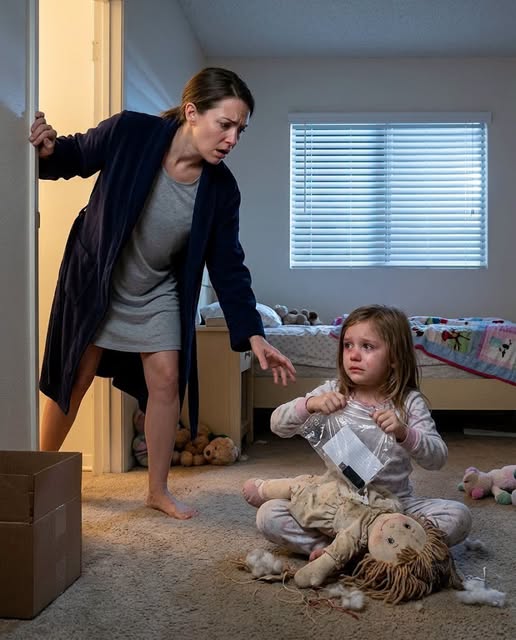 My ex left me for a millionaire and didn’t send a single dollar for our daughter for three years. Then, out of nowhere, he mailed her a dirty old doll. I almost threw it away… until I woke up at 3 a.m. and saw my little girl pulling something out of its stomach: “Save me. I’m being held captive.”